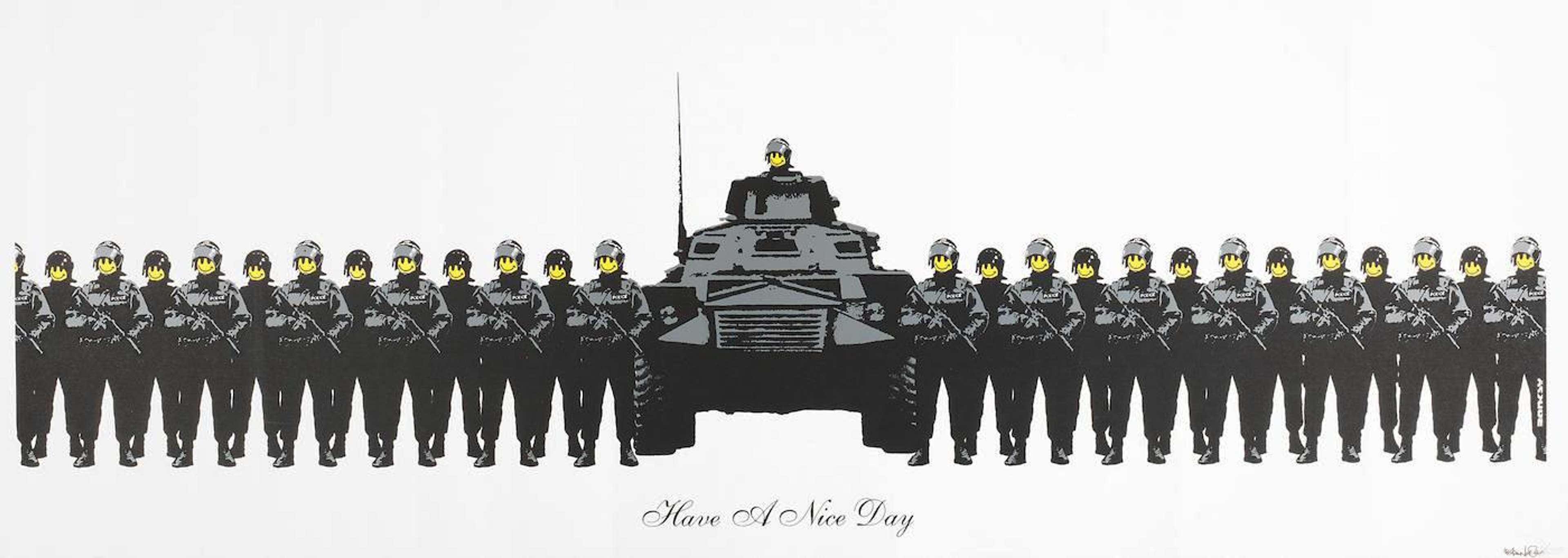 Have A Nice Day (Anarchist Book Fair) by Banksy - MyArtBroker