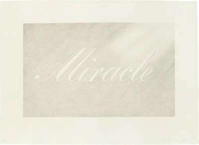 Miracle - Signed Print by Ed Ruscha 1999 - MyArtBroker