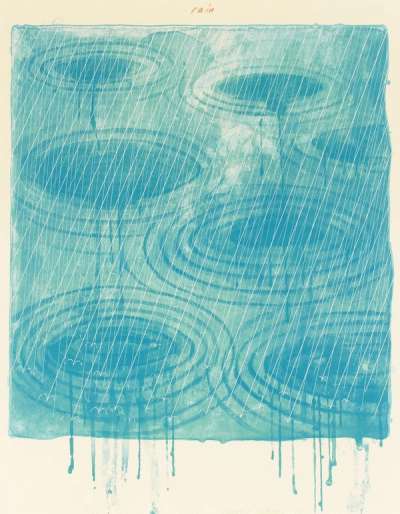 Rain - Signed Print by David Hockney 1973 - MyArtBroker