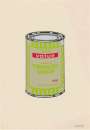 Banksy: Soup Can (sage, lime and cherry) - Signed Print