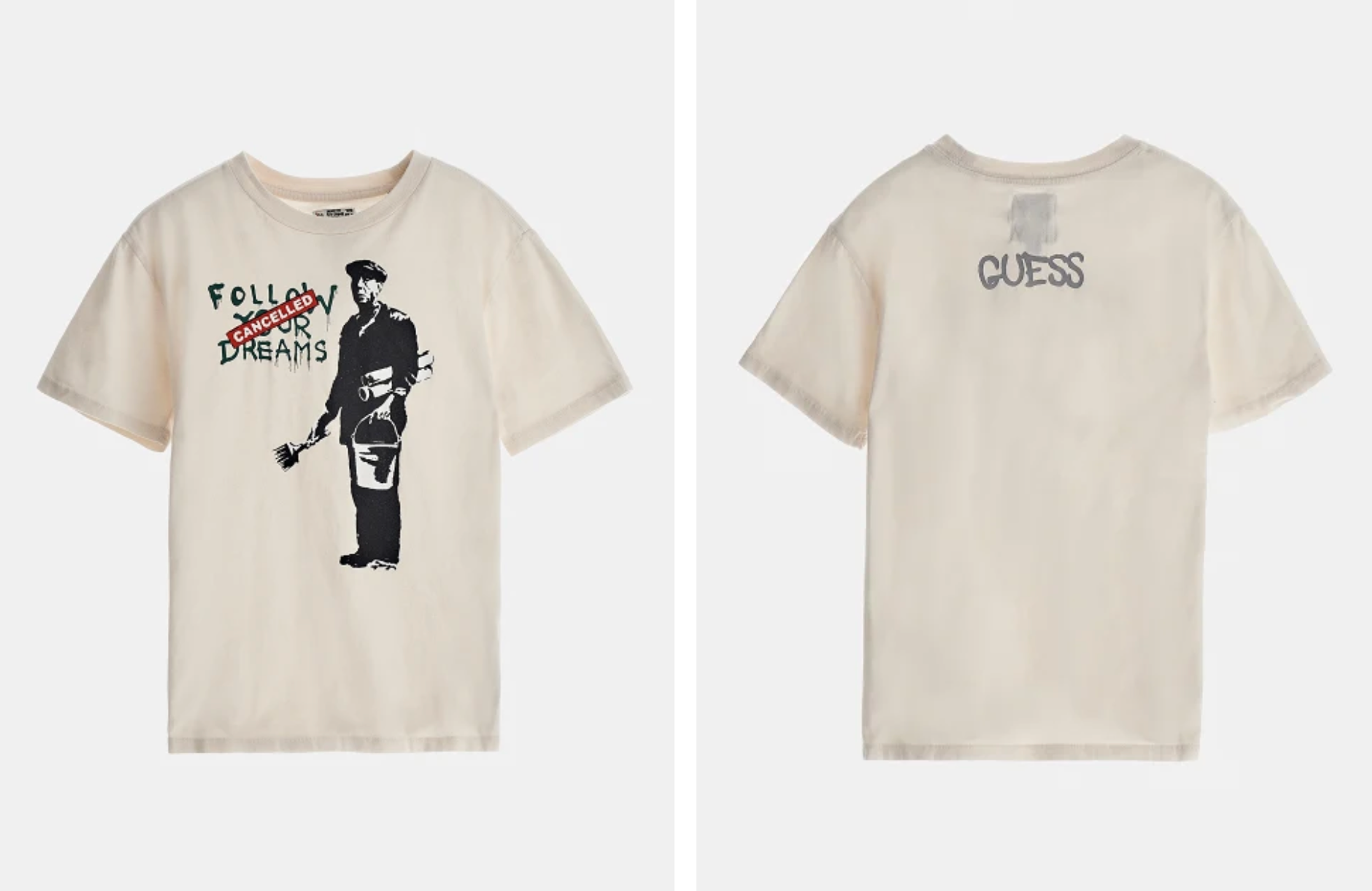 Image © Guess / Graffiti Print T-Shirt © Guess 2022