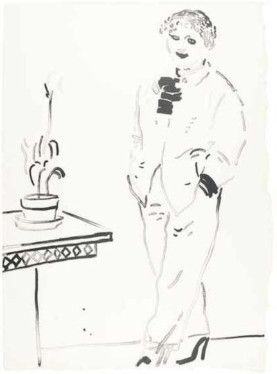 Celia Amused - Signed Print by David Hockney 1979 - MyArtBroker