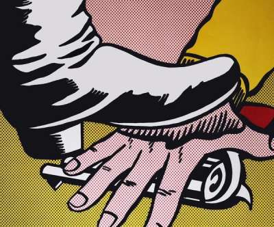 Foot And Hand - Signed Print by Roy Lichtenstein 1964 - MyArtBroker