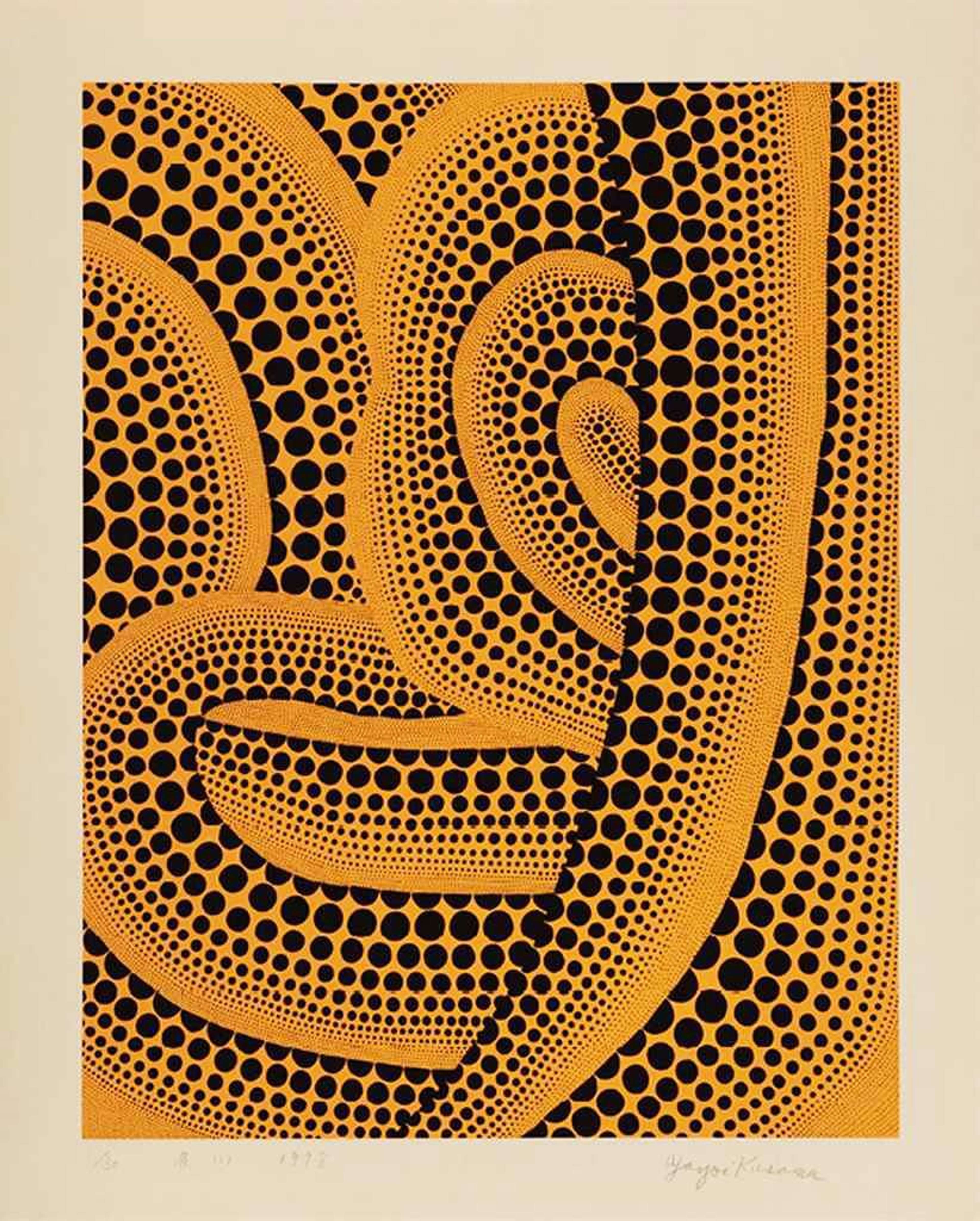 Wave 1 - Signed Print by Yayoi Kusama 1998 - MyArtBroker