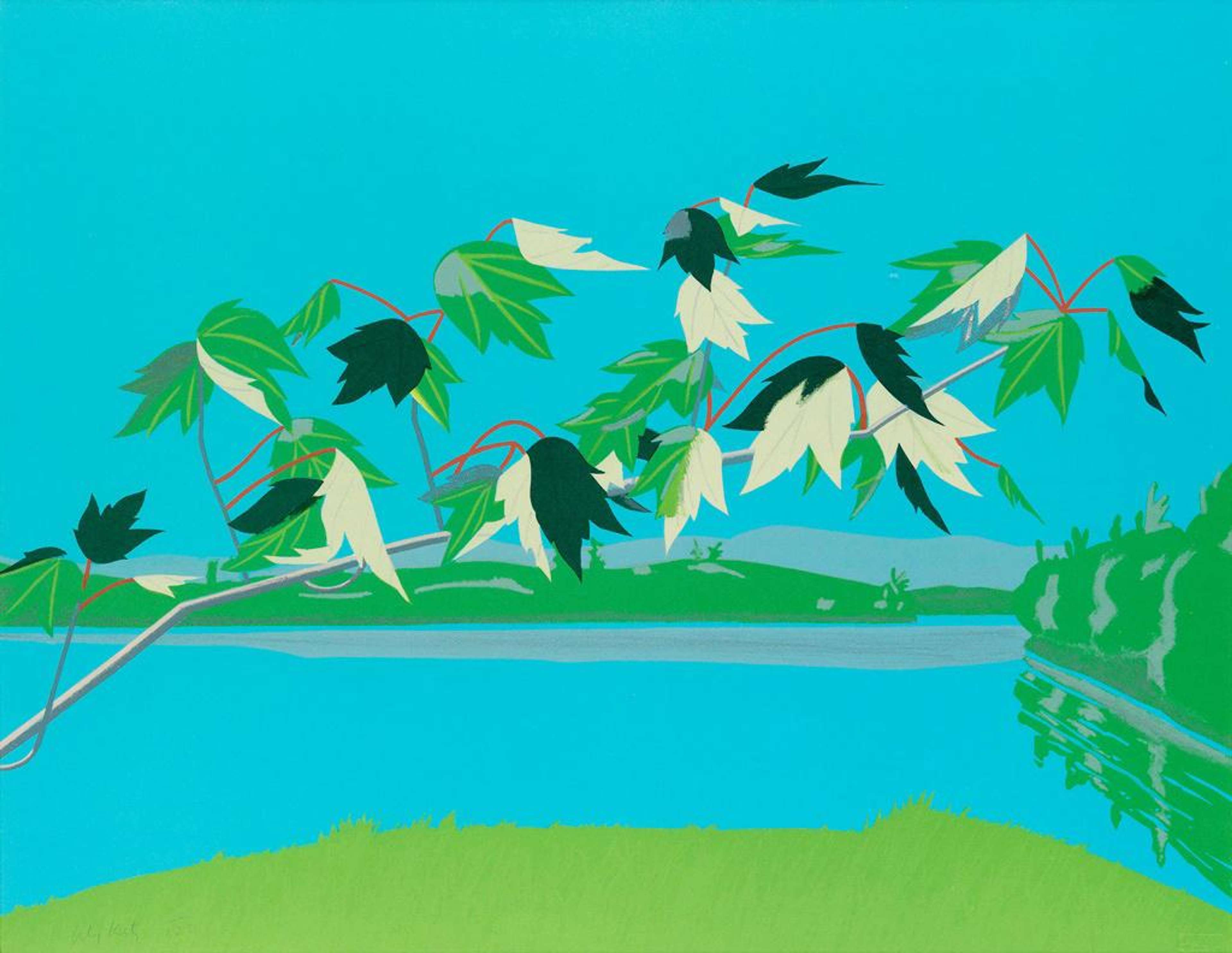 Late July 1 - Signed Print by Alex Katz 1971 - MyArtBroker