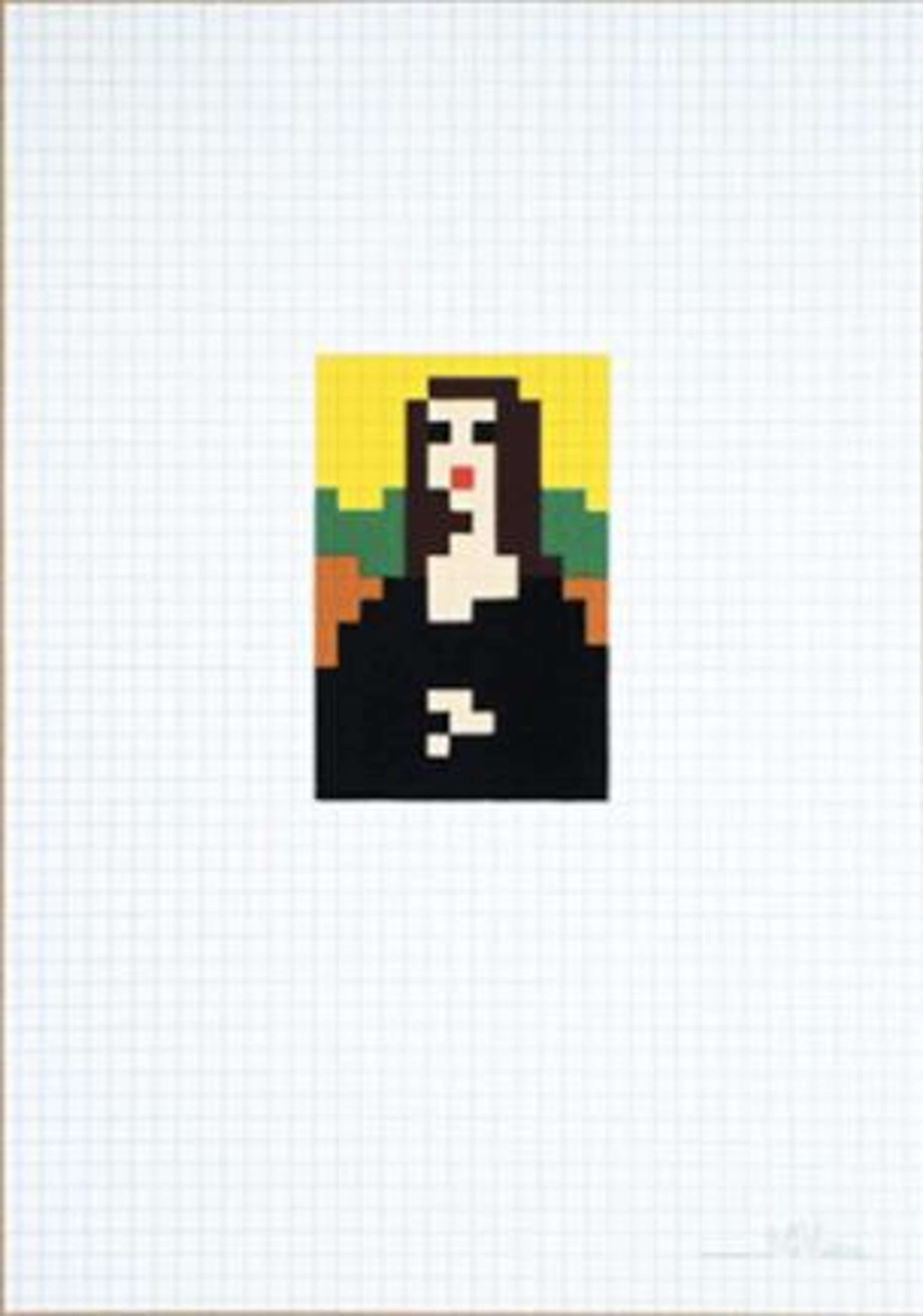 Low Res Mona by Invader