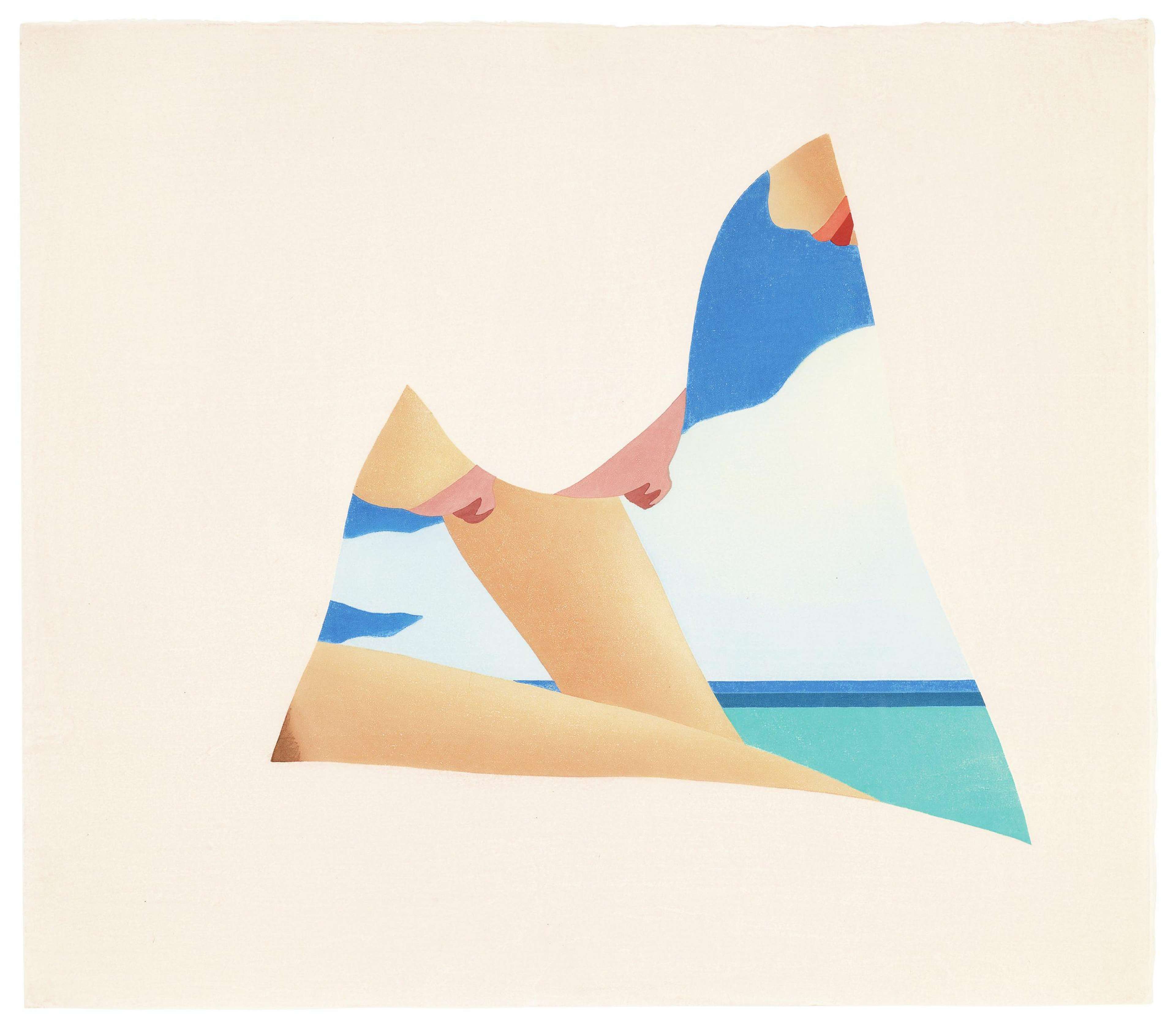 Seascape Dropout - Signed Print by Tom Wesselmann 1982 - MyArtBroker