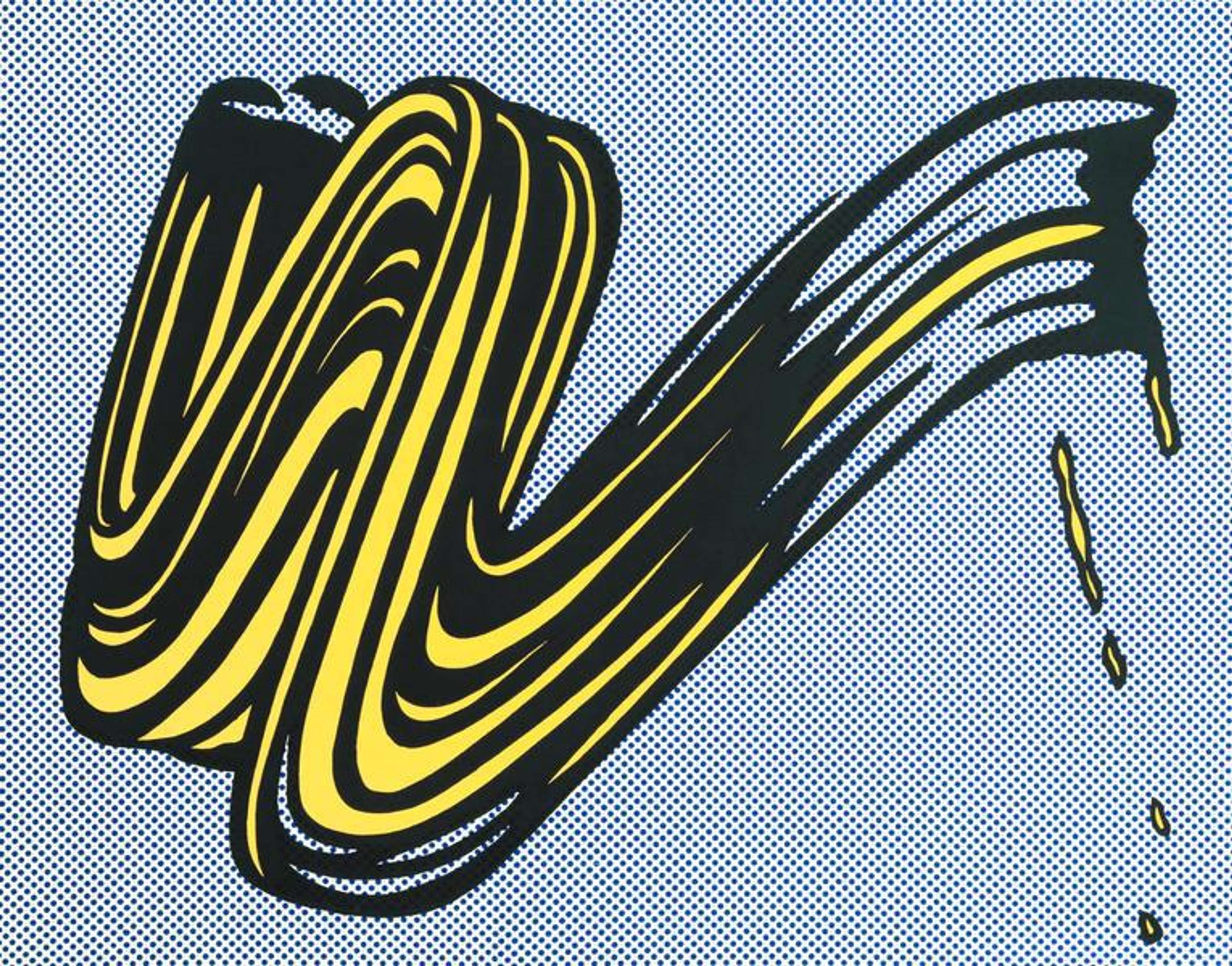 Brushstroke - Signed Print by Roy Lichtenstein 1965 - MyArtBroker