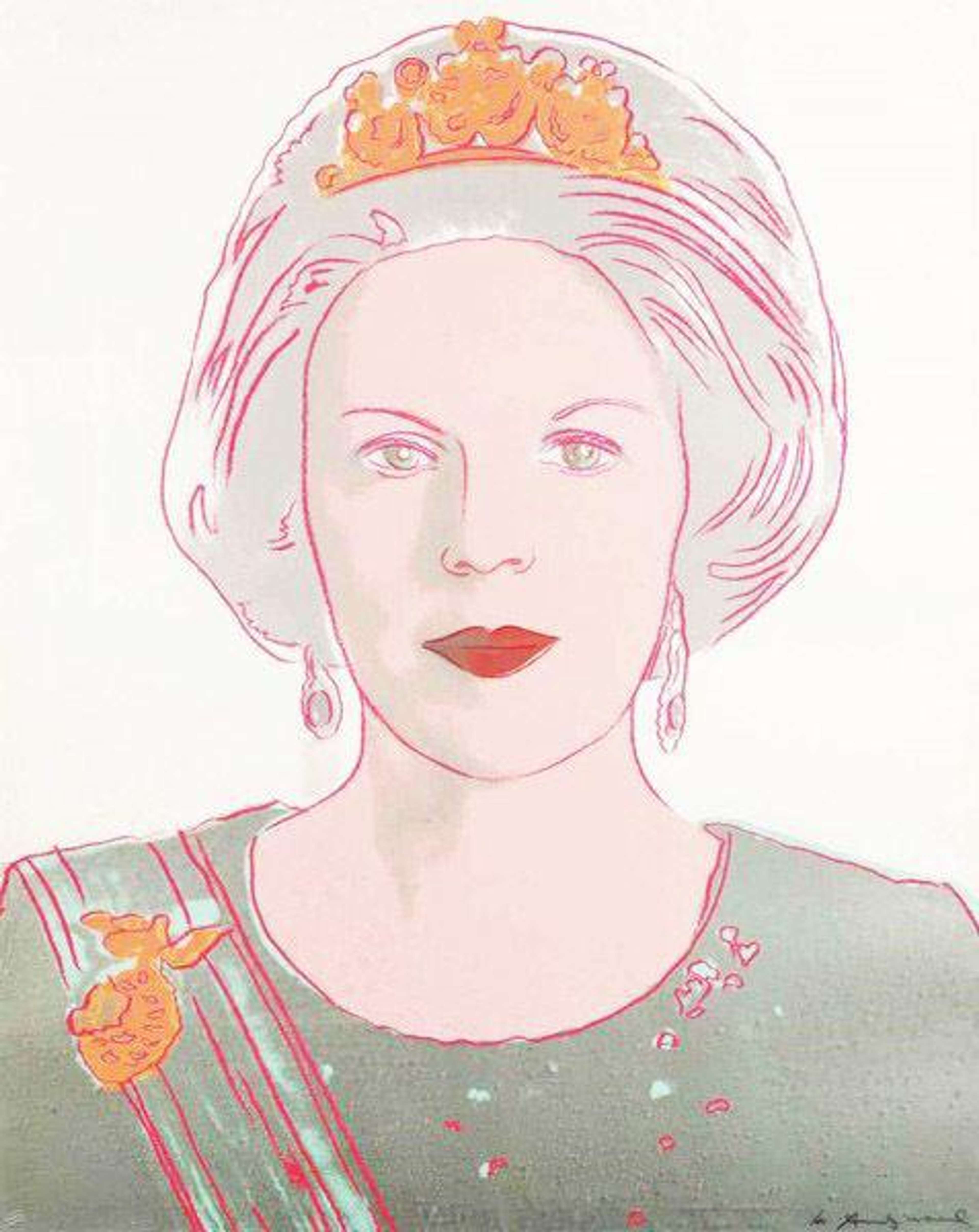 Queen Beatrix Of The Netherlands (F. & S. II.339) - Signed Print by Andy Warhol 1985 - MyArtBroker