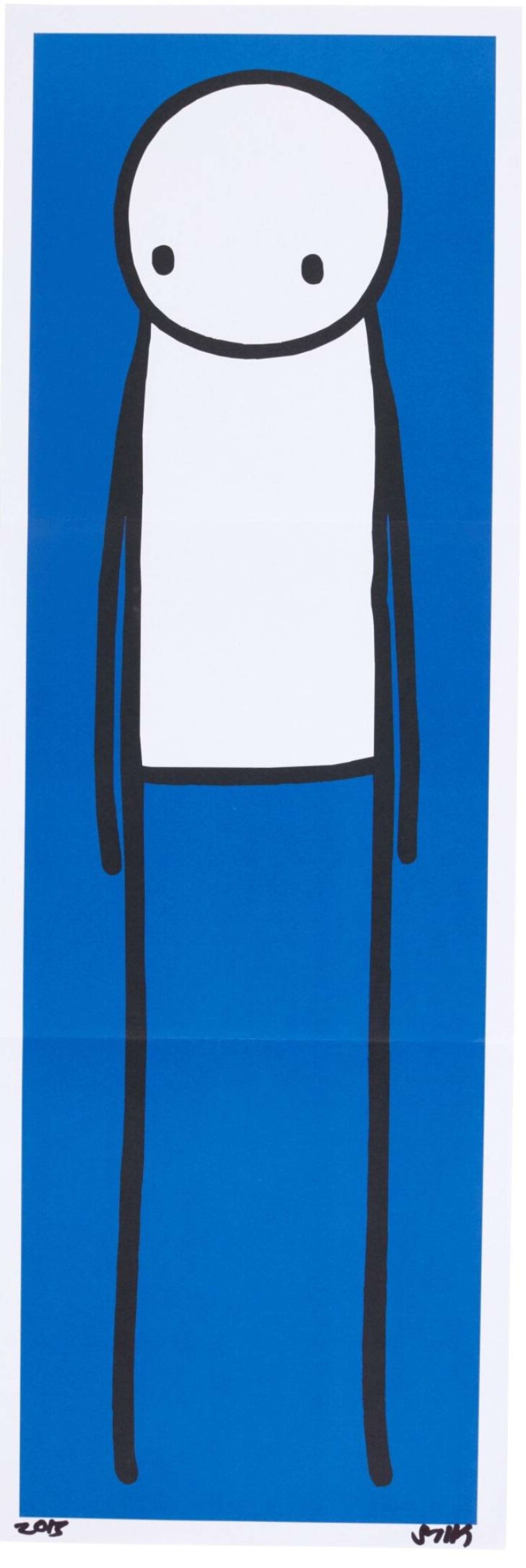 The Big Issue (blue) - Signed Print by Stik 2013 - MyArtBroker