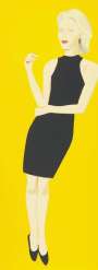 Alex Katz: Black Dress (Ruth) - Signed Print