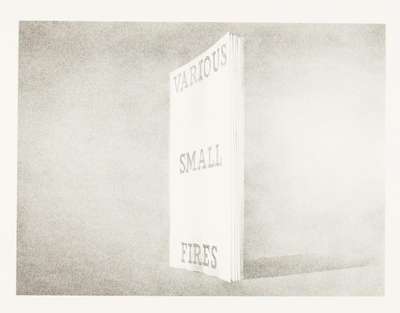 Various Small Fires Book Cover (30) - Signed Print by Ed Ruscha 1970 - MyArtBroker