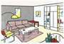 Roy Lichtenstein: Modern Room - Signed Mixed Media