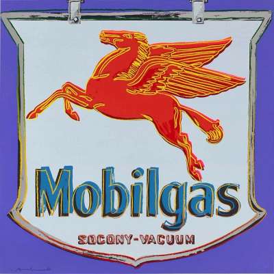 Mobilgas (F. & S. II.350) - Signed Print by Andy Warhol 1985 - MyArtBroker