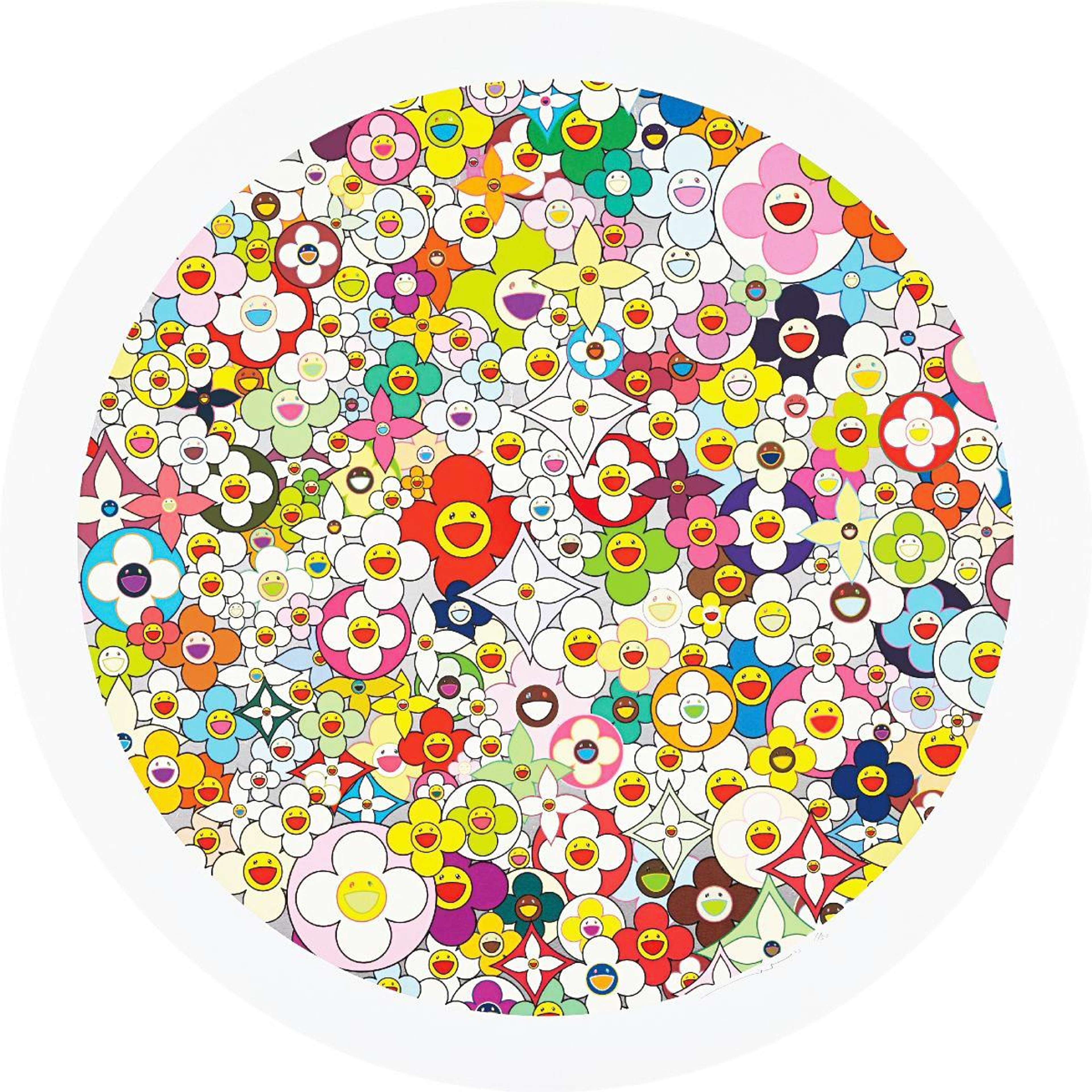 Super Flat First Love Flower - Signed Print by Takashi Murakami 2010 - MyArtBroker