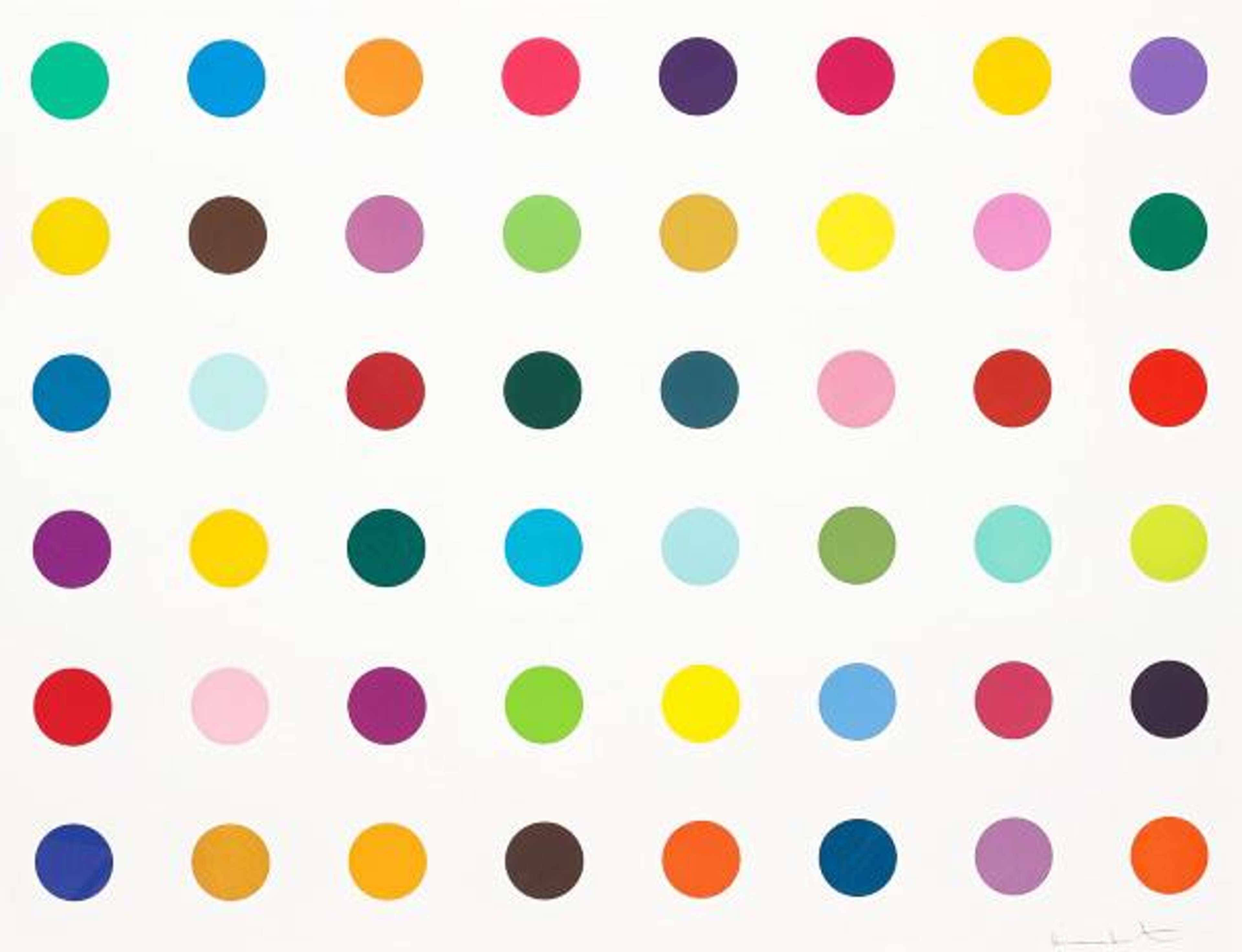 Fluoroiodobenzene - Signed Print by Damien Hirst 2010 - MyArtBroker