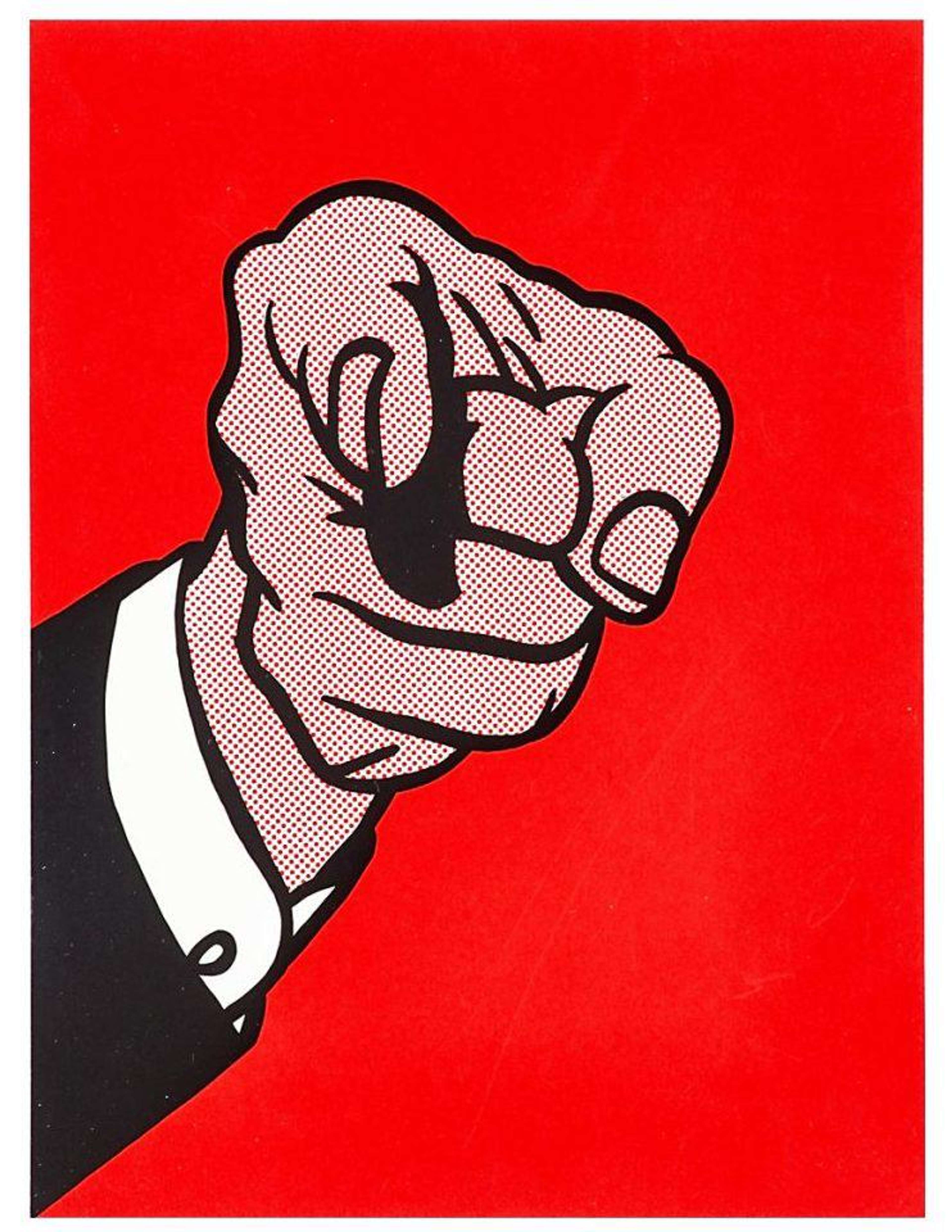 Finger Pointing - Unsigned Print by Roy Lichtenstein 1973 - MyArtBroker