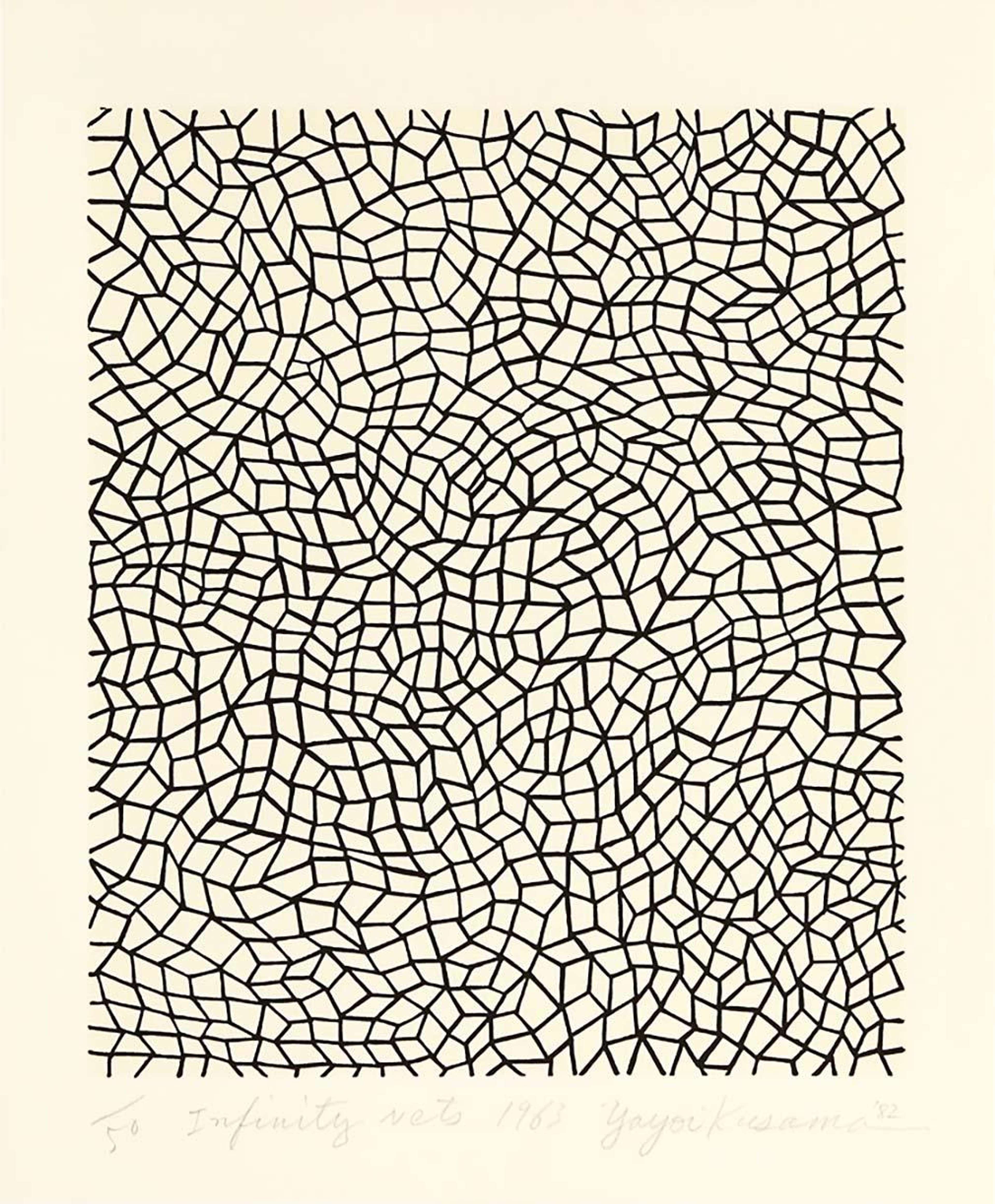 Infinity Nets 1963, Kusama 15 - Signed Print by Yayoi Kusama 1963 - MyArtBroker