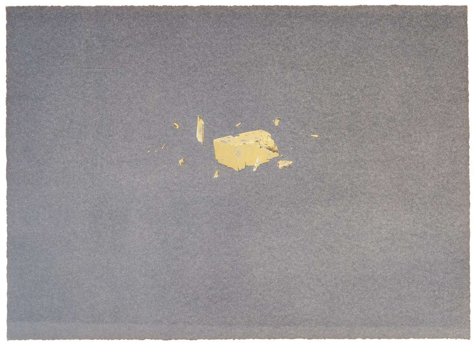 Exploding Cheese - Signed Print by Ed Ruscha 1976 - MyArtBroker