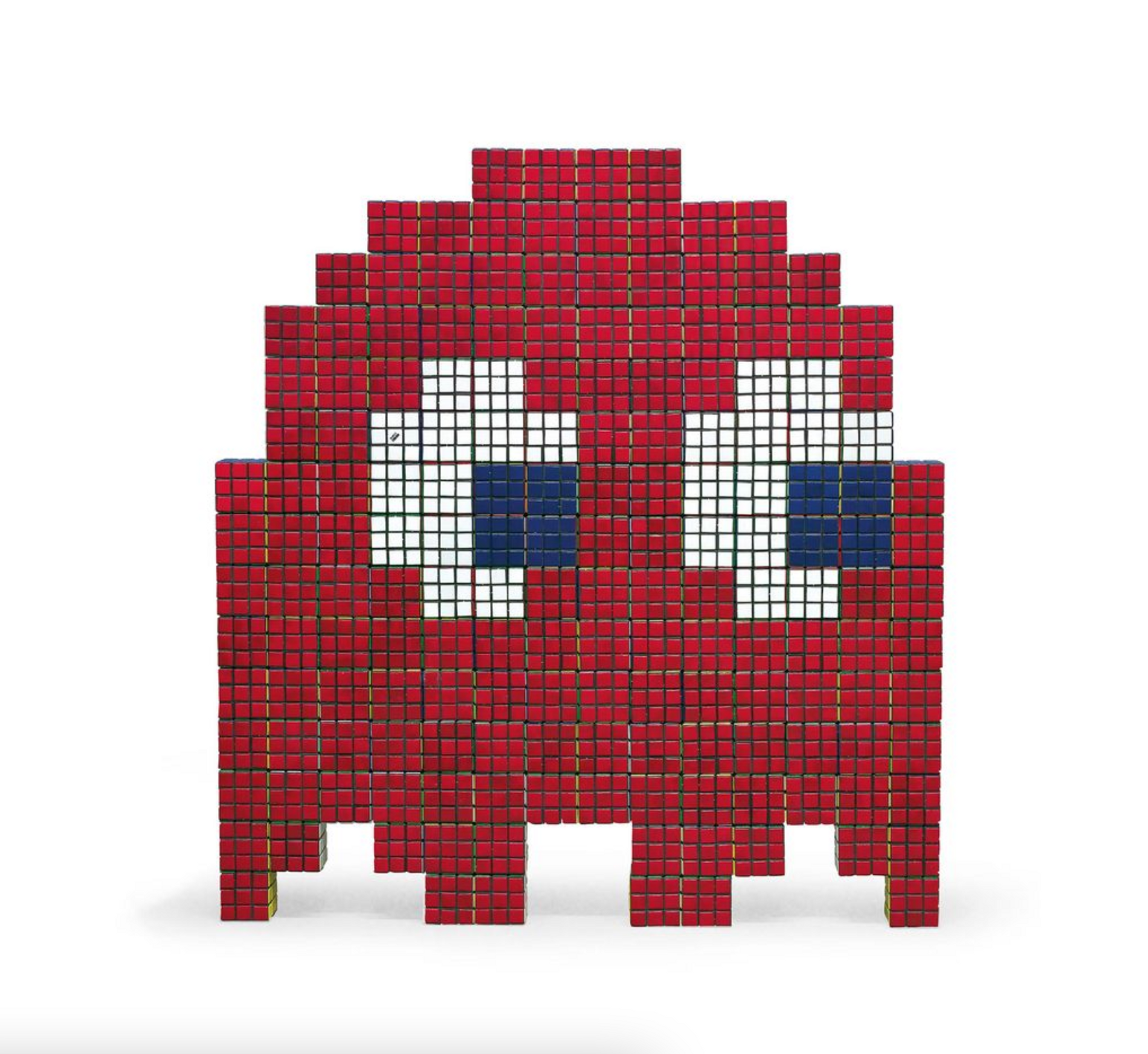 Red Rubik Phantom by Invader 