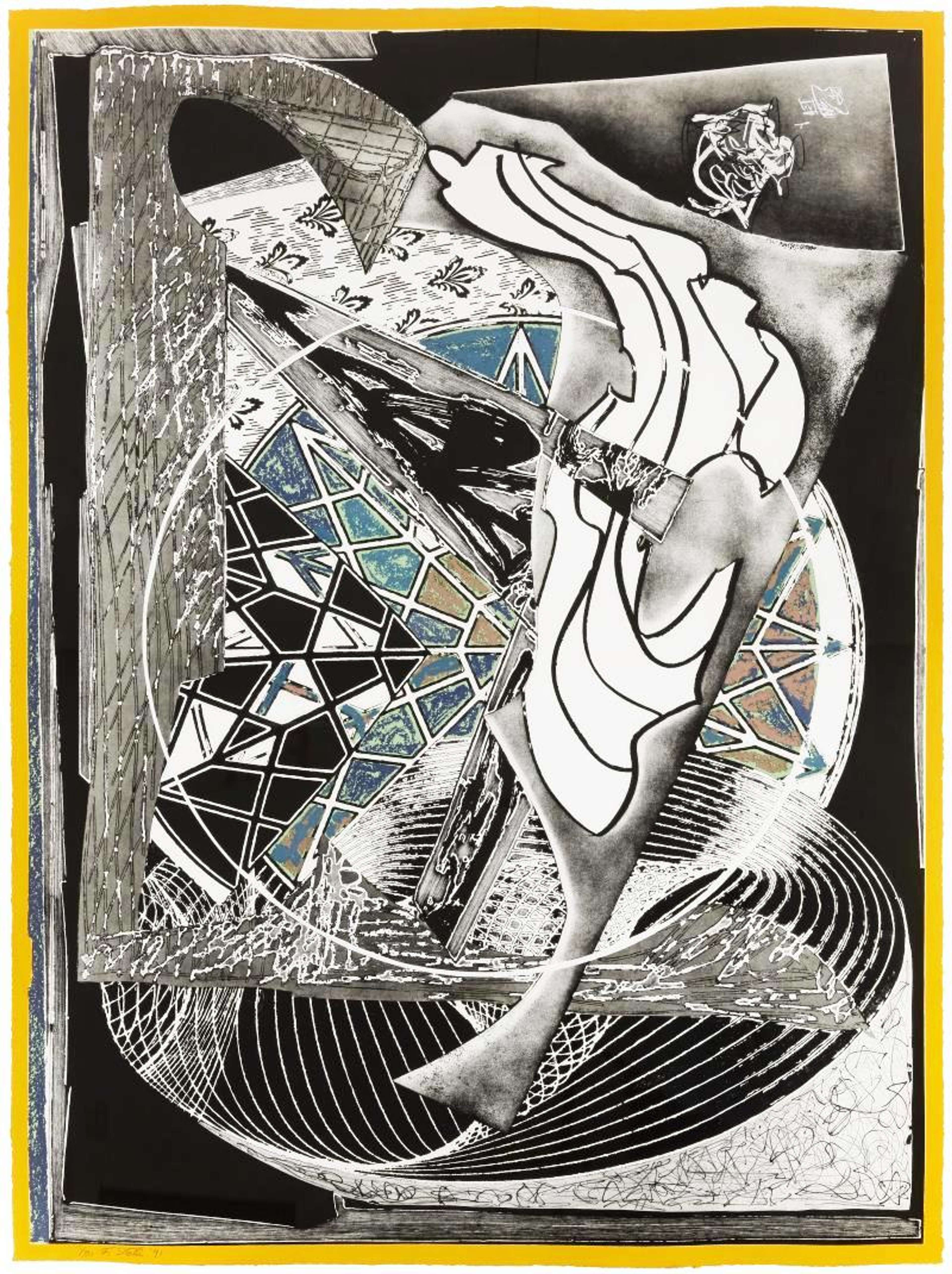 Jonah Historically Regarded - Signed Print by Frank Stella 1991 - MyArtBroker