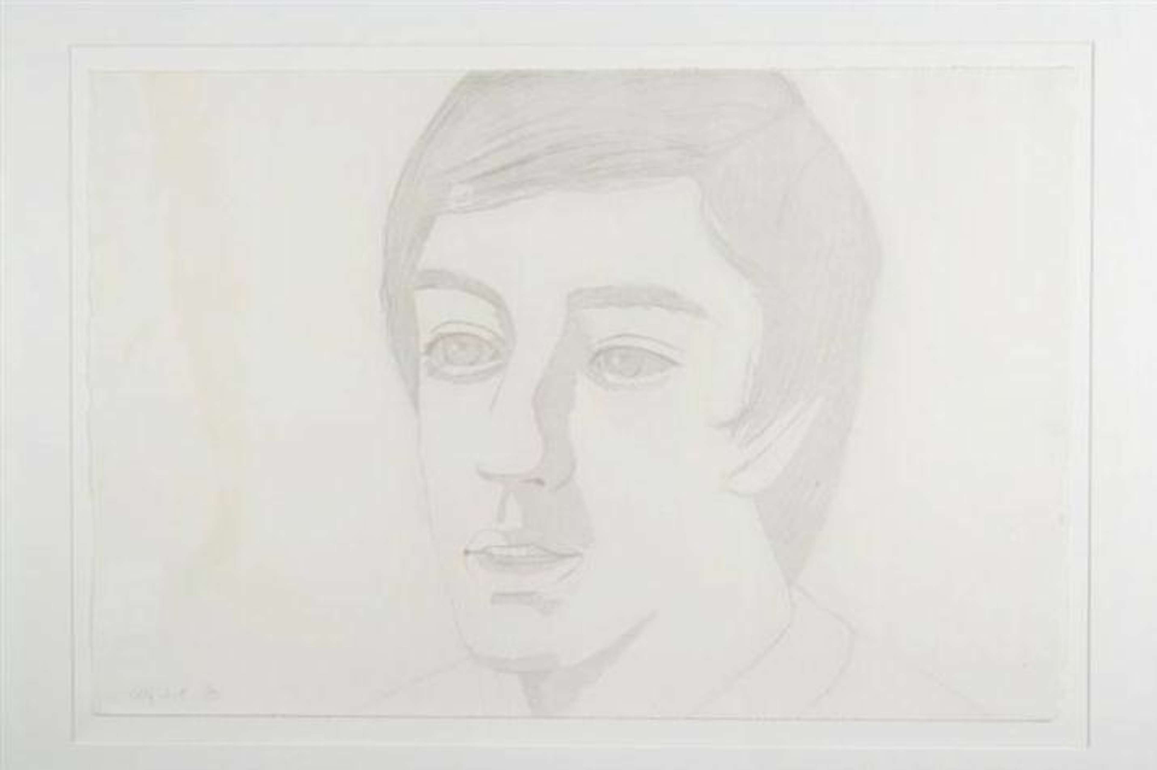 Vincent With Open Mouth - Signed Print by Alex Katz 1974 - MyArtBroker