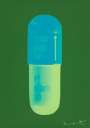 Damien Hirst: The Cure (forest green, turquoise, acid green) - Signed Print