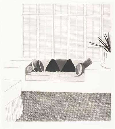 Cushions - Signed Print by David Hockney 1968 - MyArtBroker