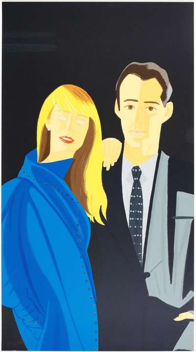 Pas De Deux I (David Salle And Janet Leonard) - Signed Print by Alex Katz 1992 - MyArtBroker