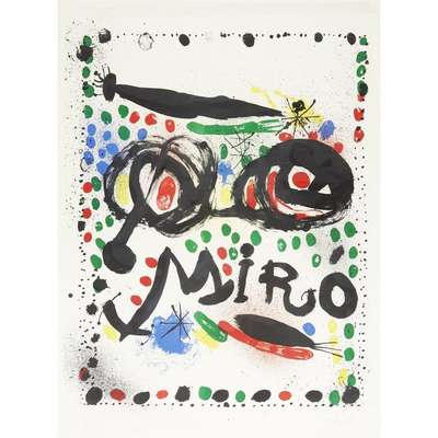 Joan Miró Graphics - Signed Print by Joan Miró 1966 - MyArtBroker