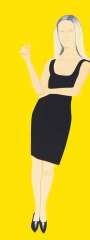 Alex Katz: Black Dress (Yvonne) - Signed Print