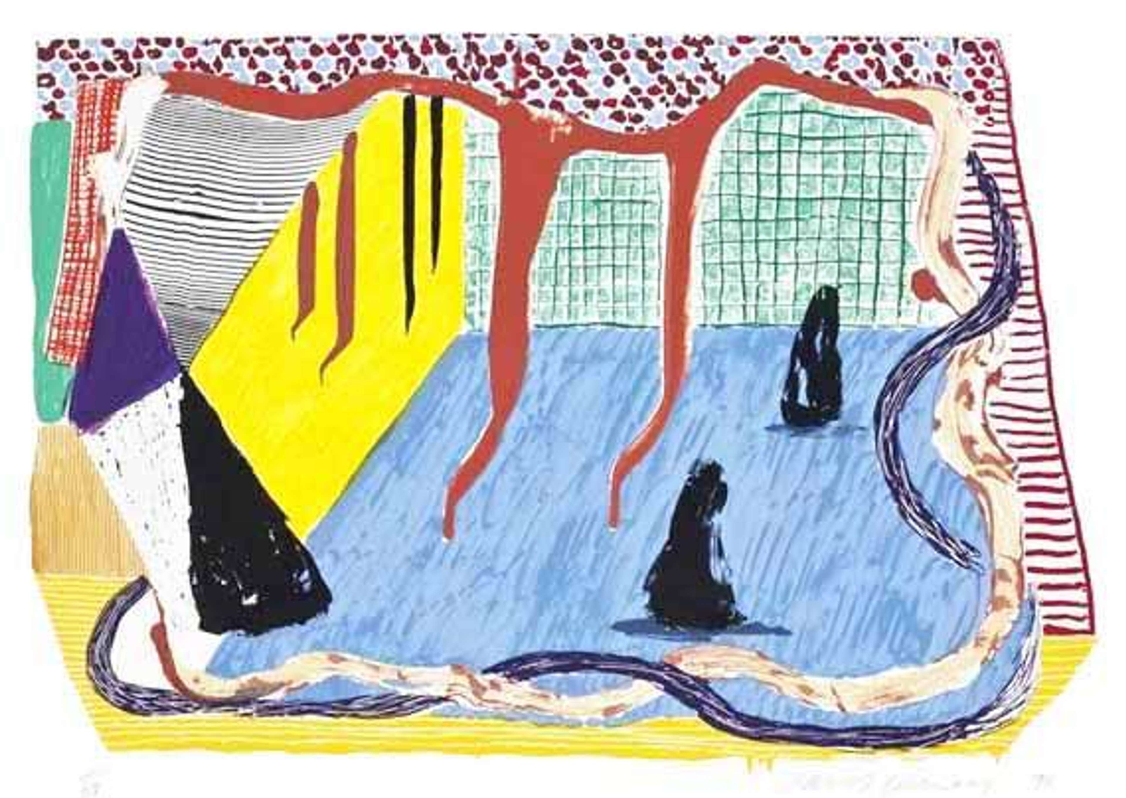 Ink In The Room - Signed Print by David Hockney 1993 - MyArtBroker