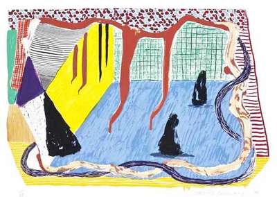 Ink In The Room - Signed Print by David Hockney 1993 - MyArtBroker