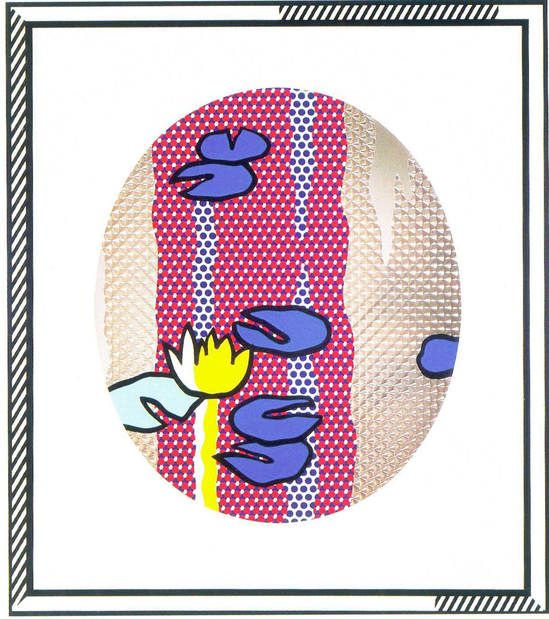 Water Lilies – Blue Lily Pads - Signed Print by Roy Lichtenstein 1992 - MyArtBroker