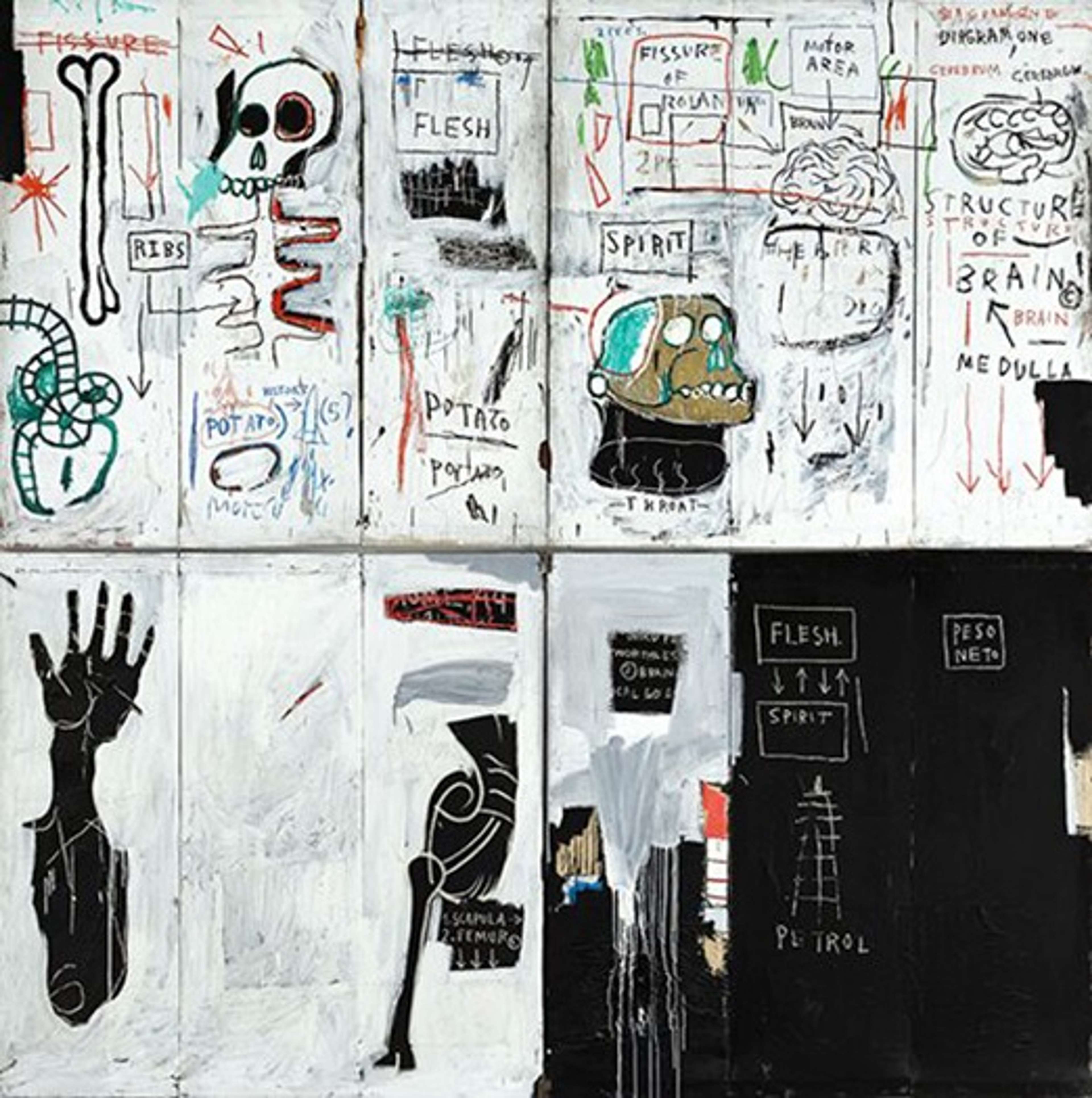 Flesh And Spirit by Jean-Michel Basquiat