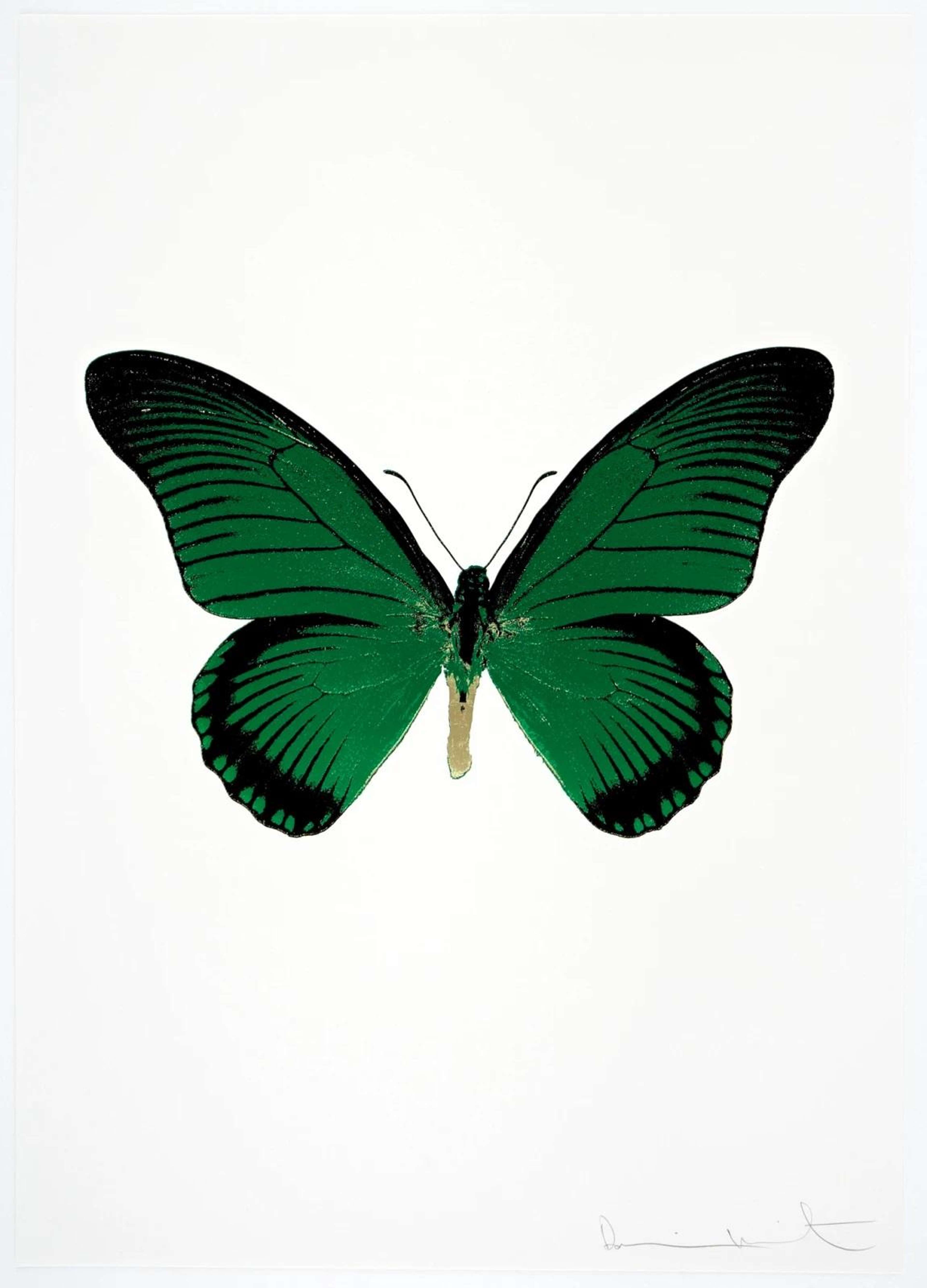 The Souls IV (emerald green, raven black, cool gold) - Signed Print by Damien Hirst 2000 - MyArtBroker