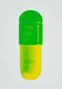 Damien Hirst: The Cure (mint blue, apple green, lemon yellow) - Signed Print