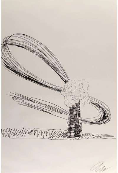 Flowers (black and white) (F. & S. II.107) - Signed Print by Andy Warhol 1974 - MyArtBroker