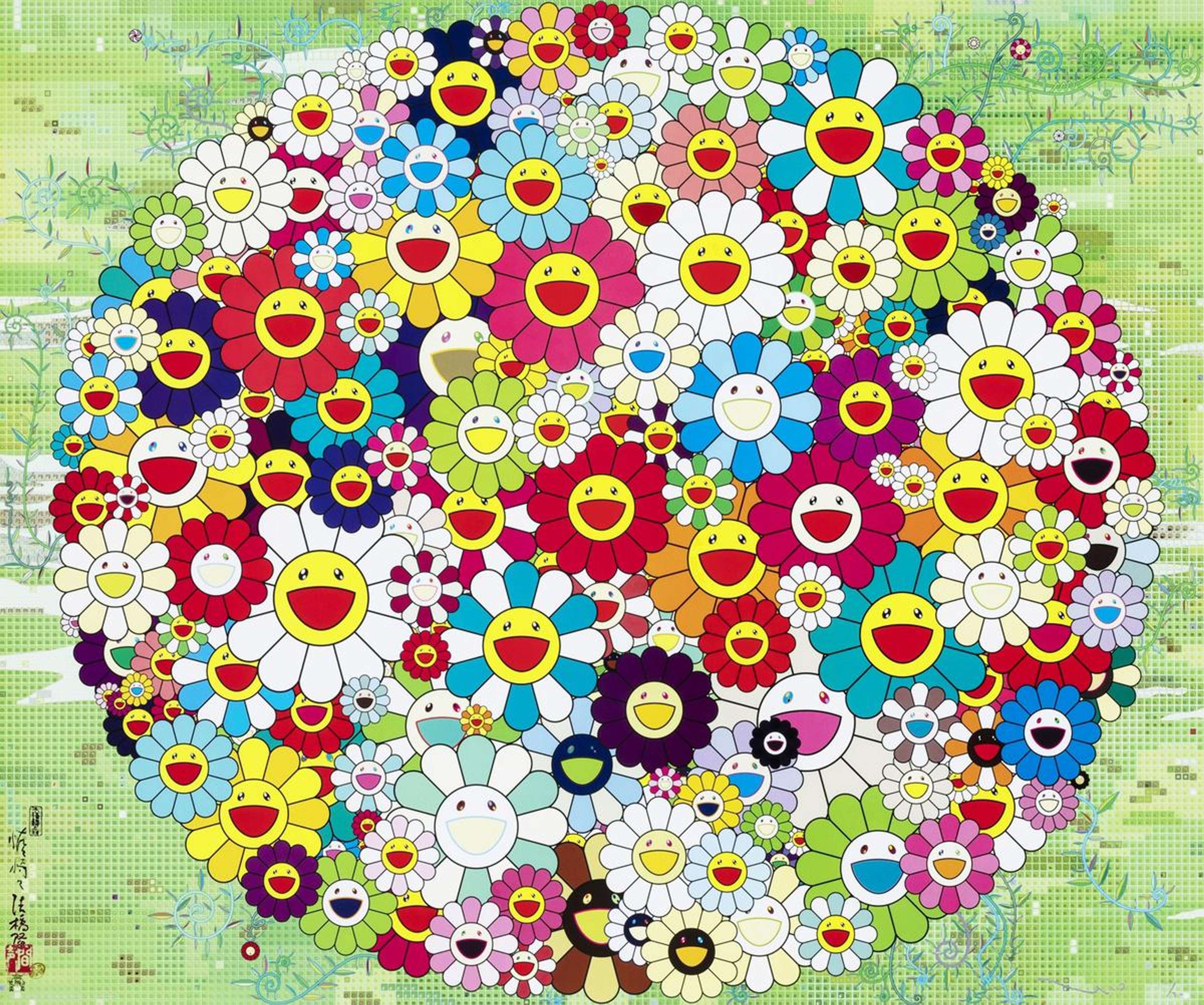 Kalkai Kiki And Me: Open Your Hands Wide - Signed Print by Takashi Murakami 2010 - MyArtBroker