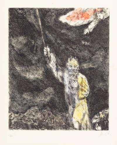 Les Ténèbres Sur Egypte (La Bible) - Signed Print by Marc Chagall 1931 - MyArtBroker