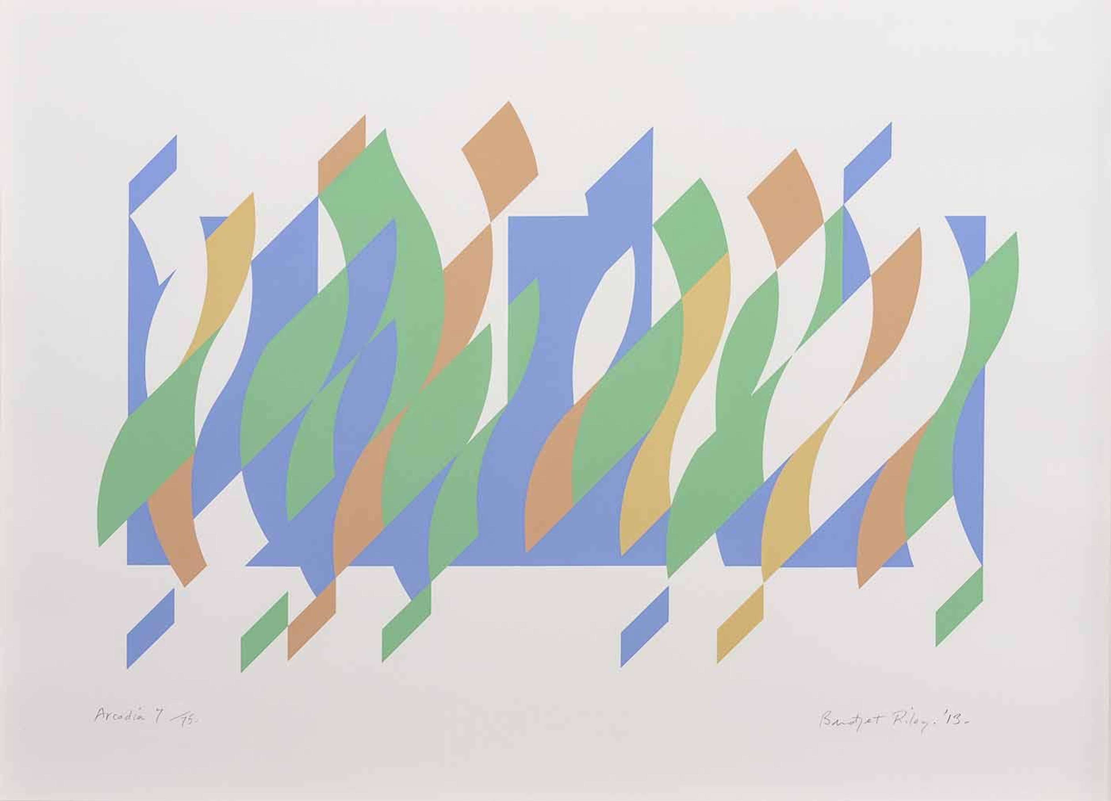 Arcadia 7 - Signed Print by Bridget Riley 2013 - MyArtBroker