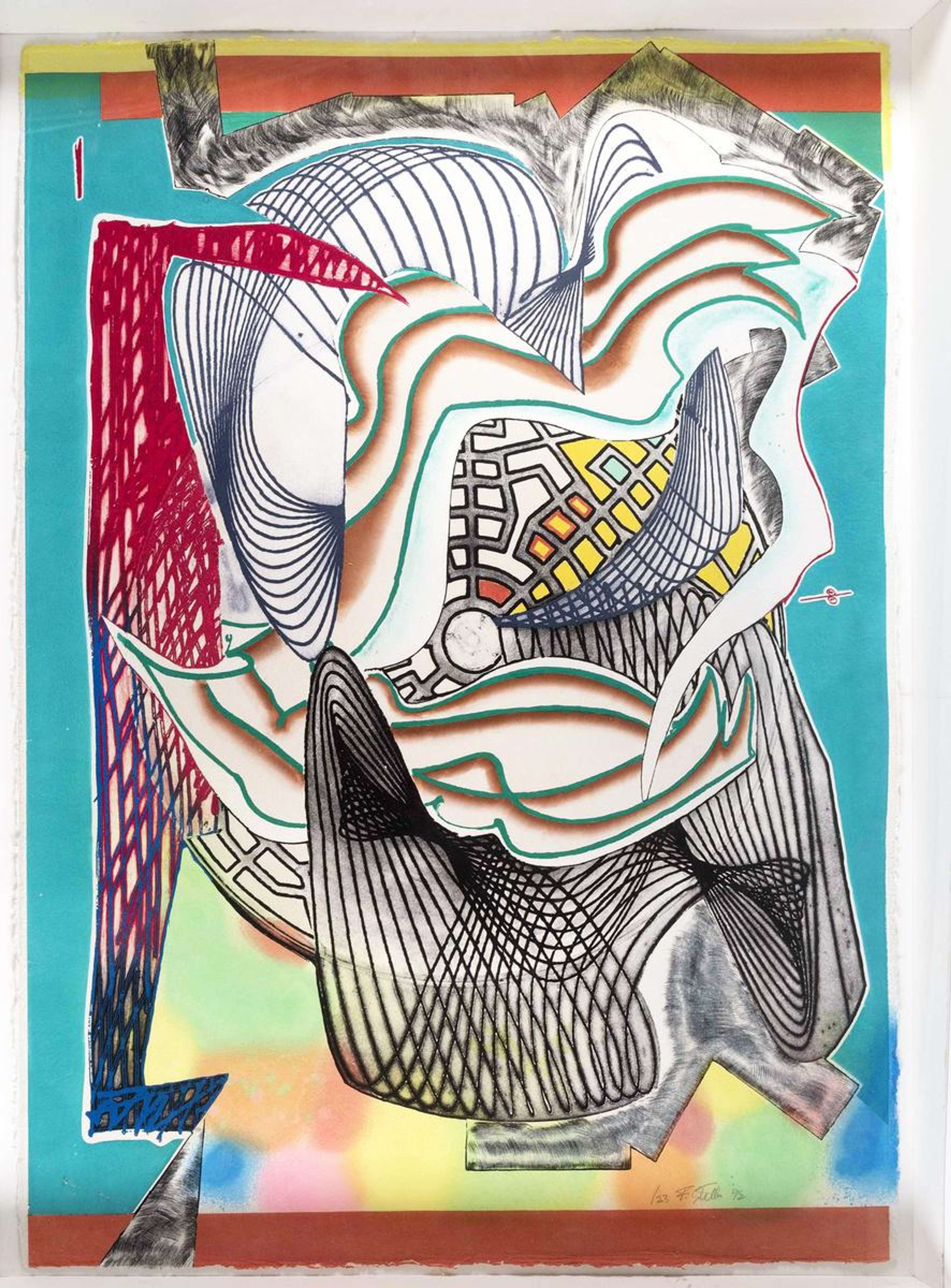 The Funeral - Signed Print by Frank Stella 1993 - MyArtBroker