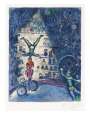 Marc Chagall: Le Cirque, one plate - Signed Print