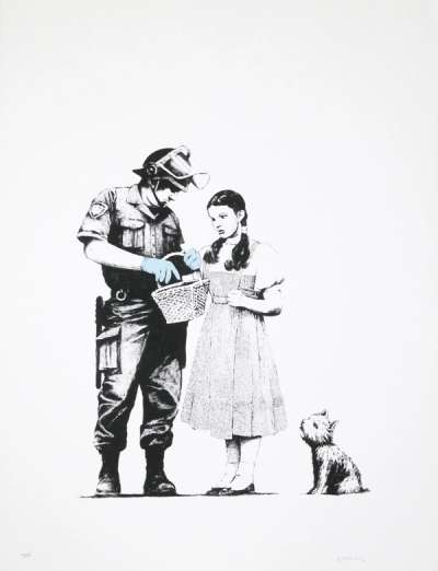 Stop And Search - Signed Print by Banksy 2007 - MyArtBroker