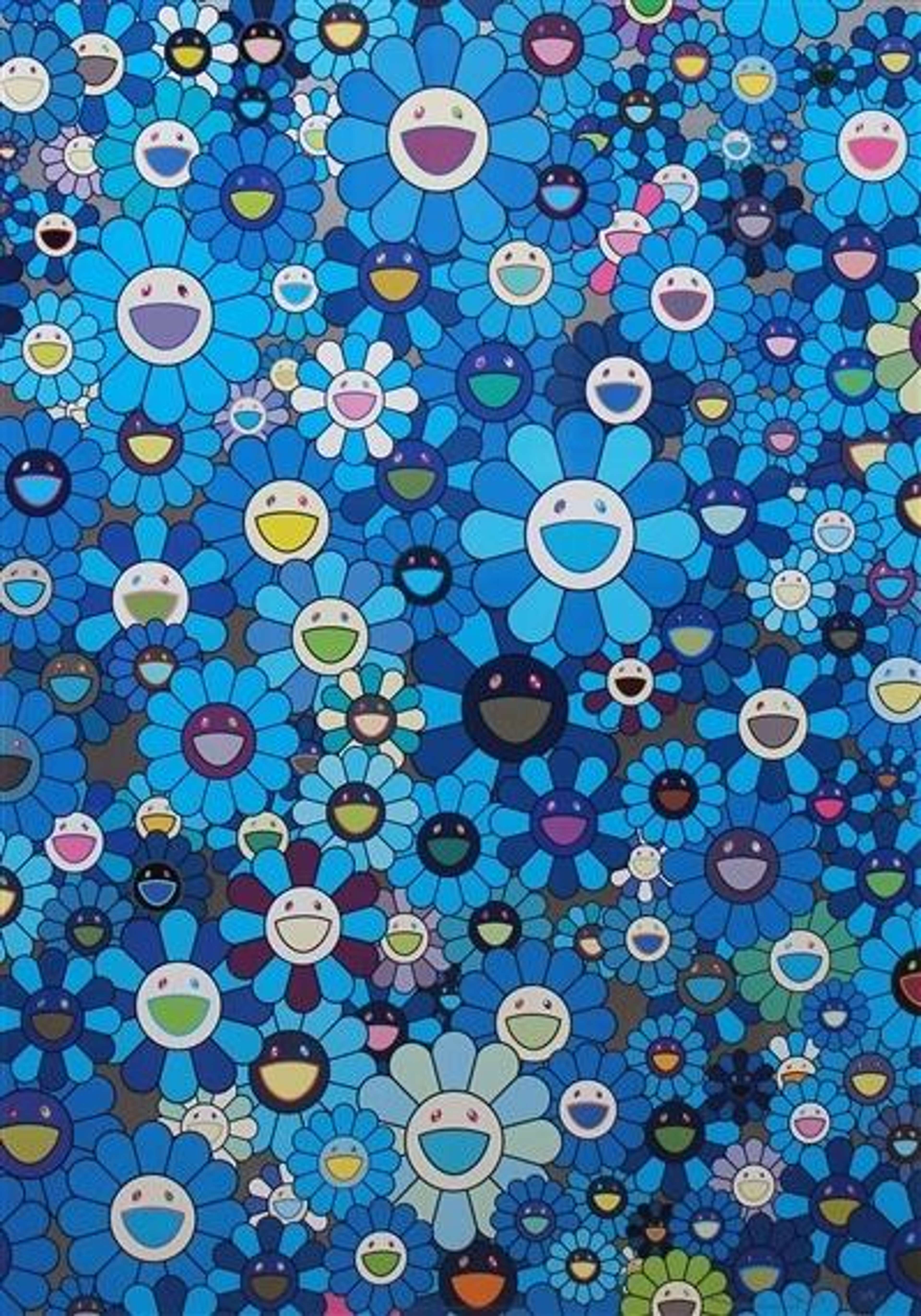 An Homage To IKB A - Signed Print by Takashi Murakami 2011 - MyArtBroker