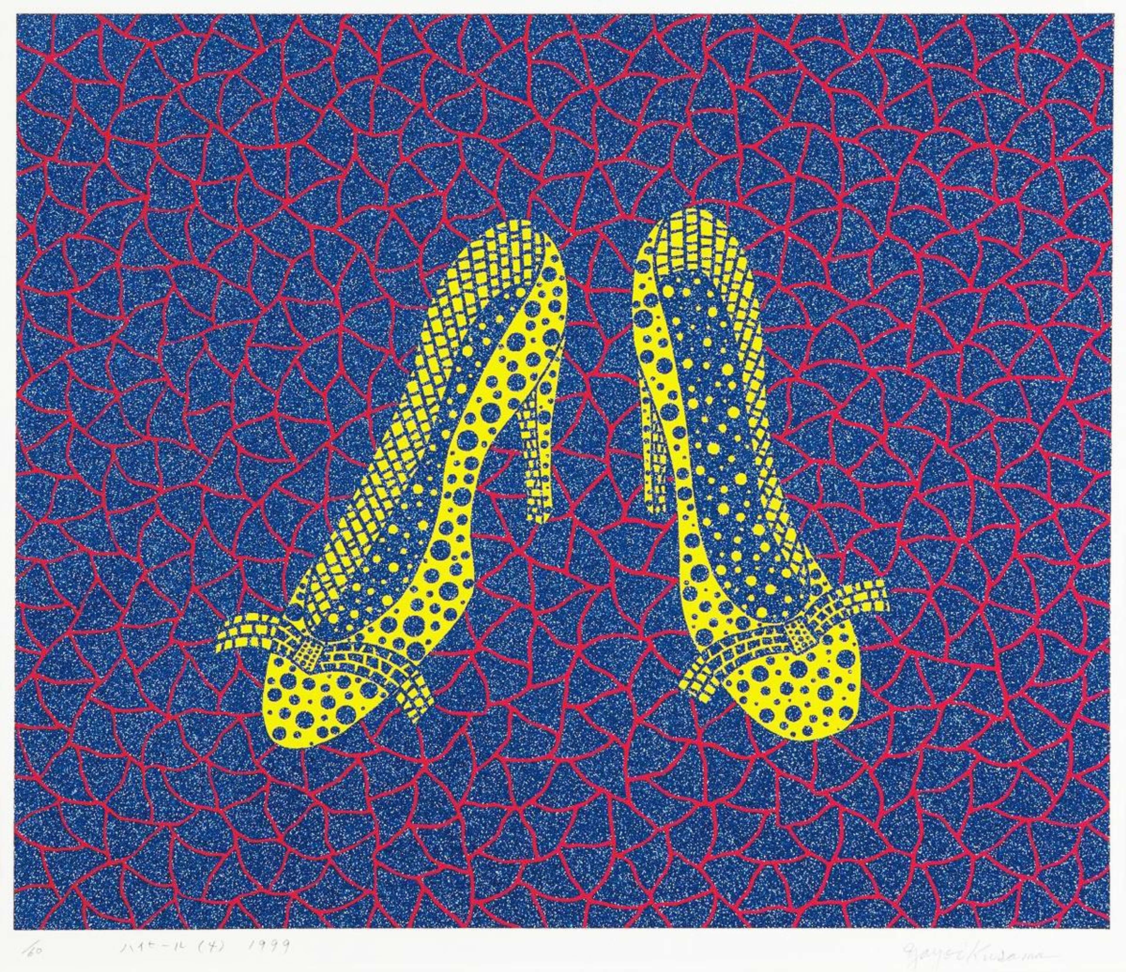 High Heels 4 - Signed Print by Yayoi Kusama 1999 - MyArtBroker