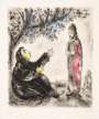 Marc Chagall: Débora La Prophétesse (La Bible) - Signed Print