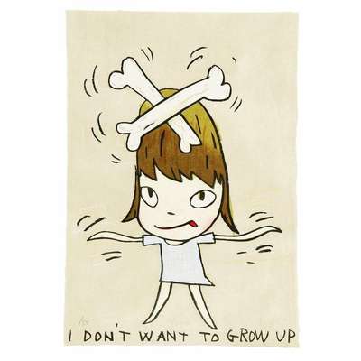 I Don't Want To Grow Up - Signed Print by Yoshitomo Nara 2010 - MyArtBroker