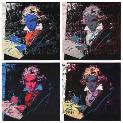 Beethoven (complete set) - Signed Print by Andy Warhol 1987 - MyArtBroker