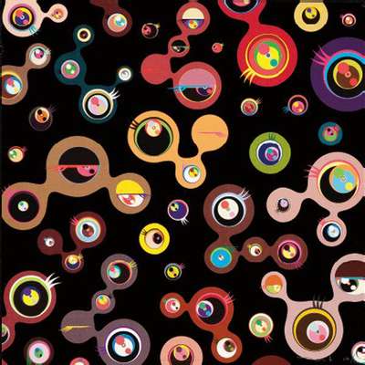 Jellyfish Eyes (black 4) - Signed Print by Takashi Murakami 2006 - MyArtBroker